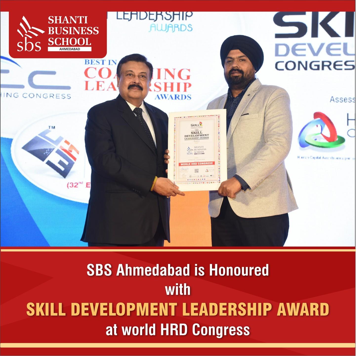 Skill Development Leadership Award - World HRD Congress 2024