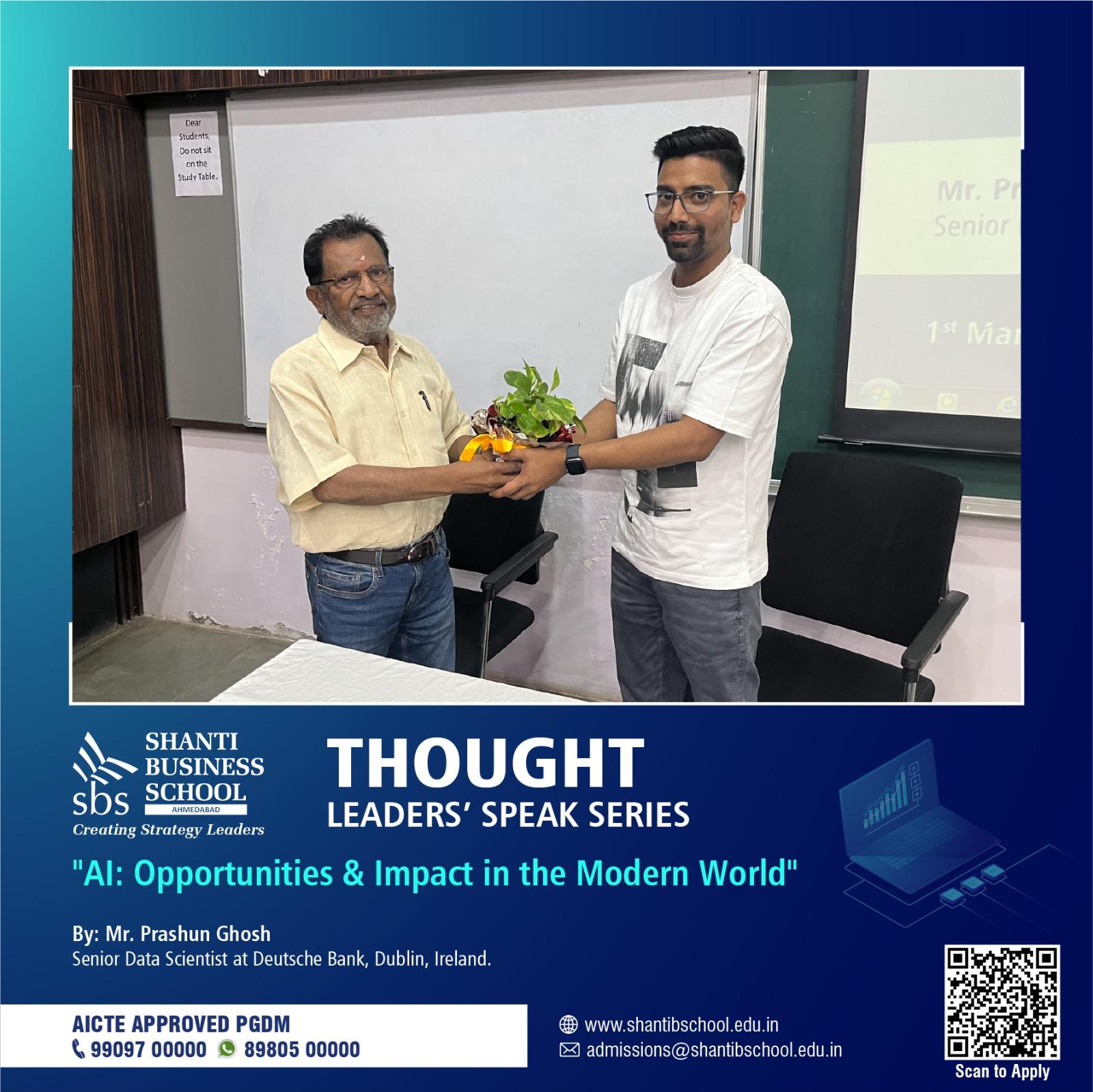Thought Leaders Speak Series: AI & The Future